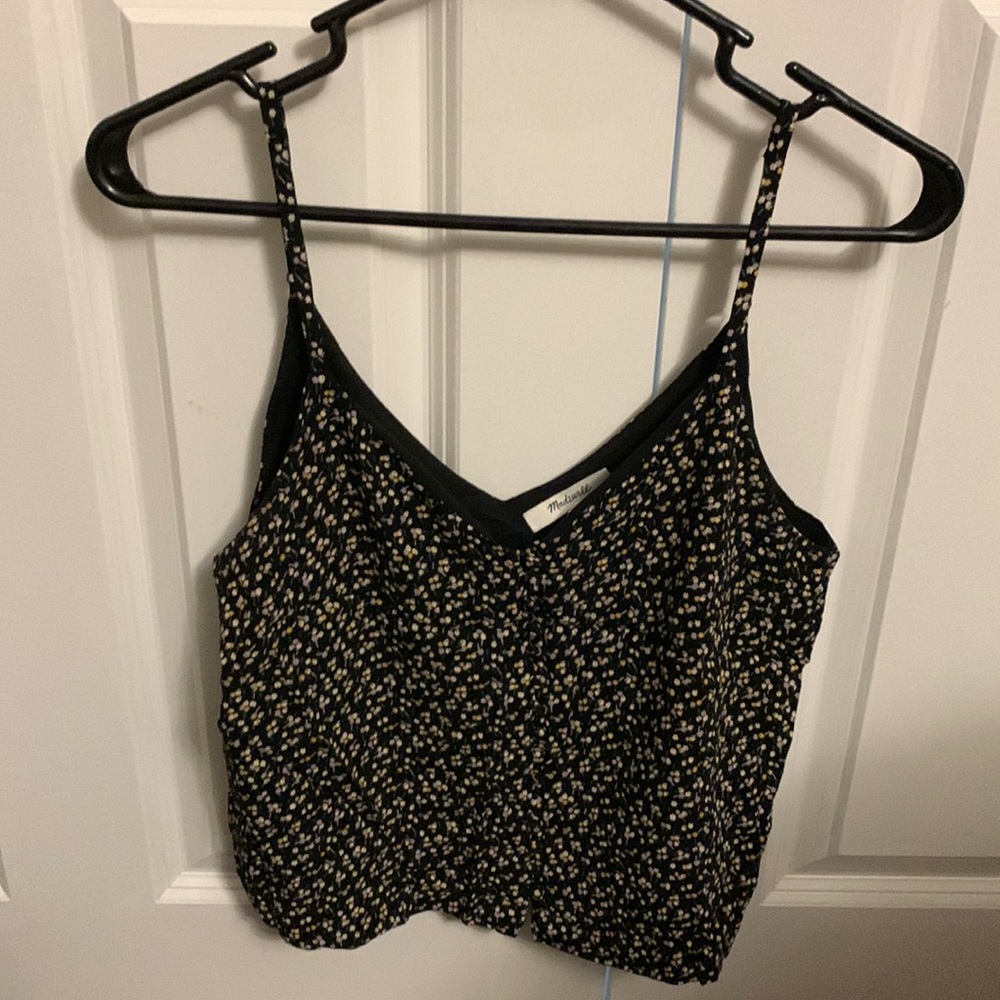 Madewell button front tank